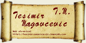Tešimir Magovčević vizit kartica